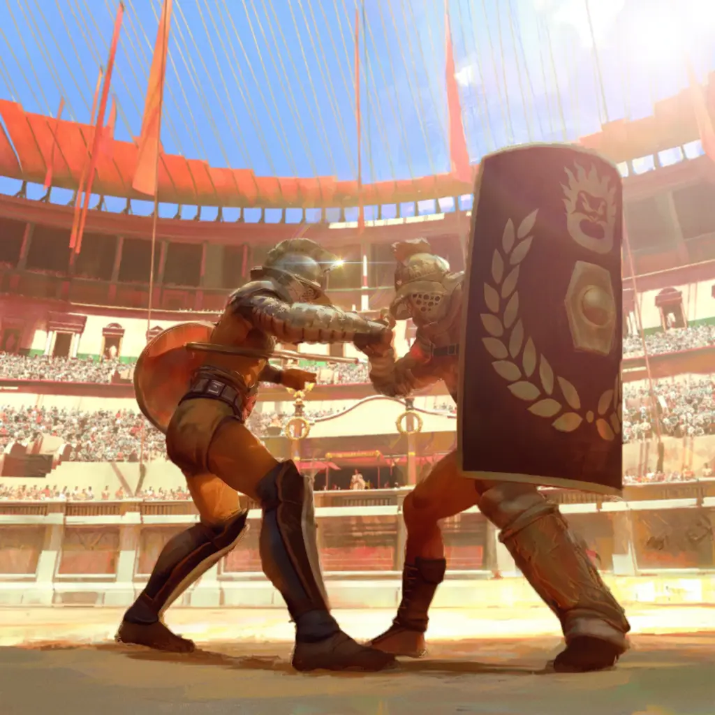 Gladiatorenkämpfe im Kolosseum in Virtual Reality
